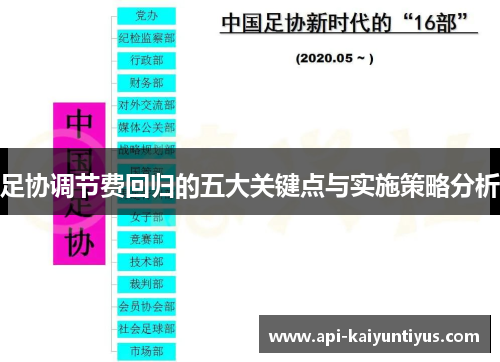 足协调节费回归的五大关键点与实施策略分析