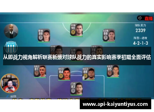 从即战力视角解析联赛新援对球队战力的真实影响赛季初期全面评估 从即战力视角解析联赛新援对球队战力的真实影响赛季初期全面评估